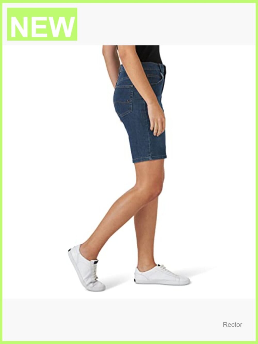 Relaxed Fit Bermuda Shorts Mid Rise 10" Inseam - Picture 2 of 6